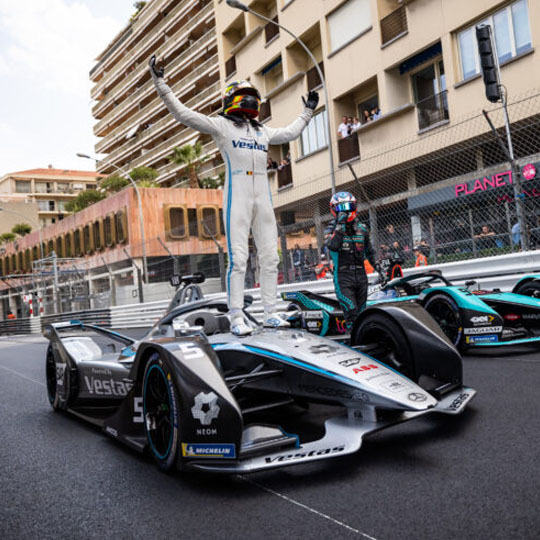 Winner of the Monaco E-Prix
