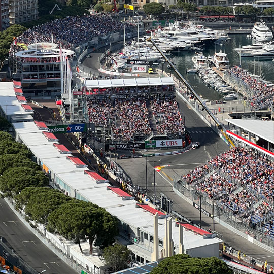 Spectateurs pour le Monaco GP