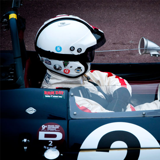 Serbian driver at the 9th Historic Grand Prix in Monaco